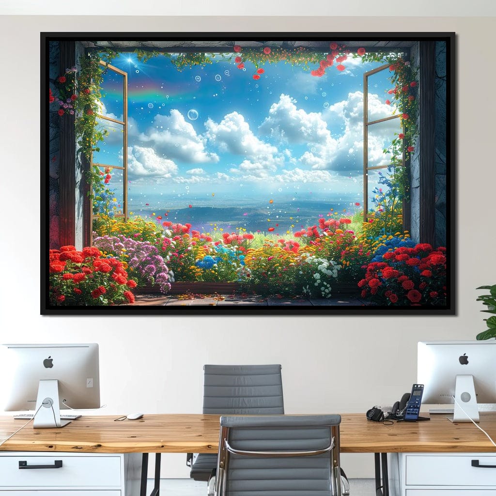 Blossom Breeze Panorama Canvas Wall Art