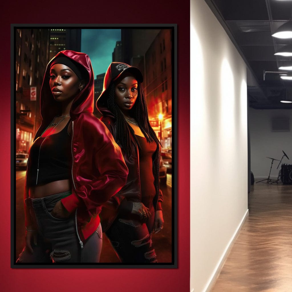 Verses in Velvet Canvas Wall Art