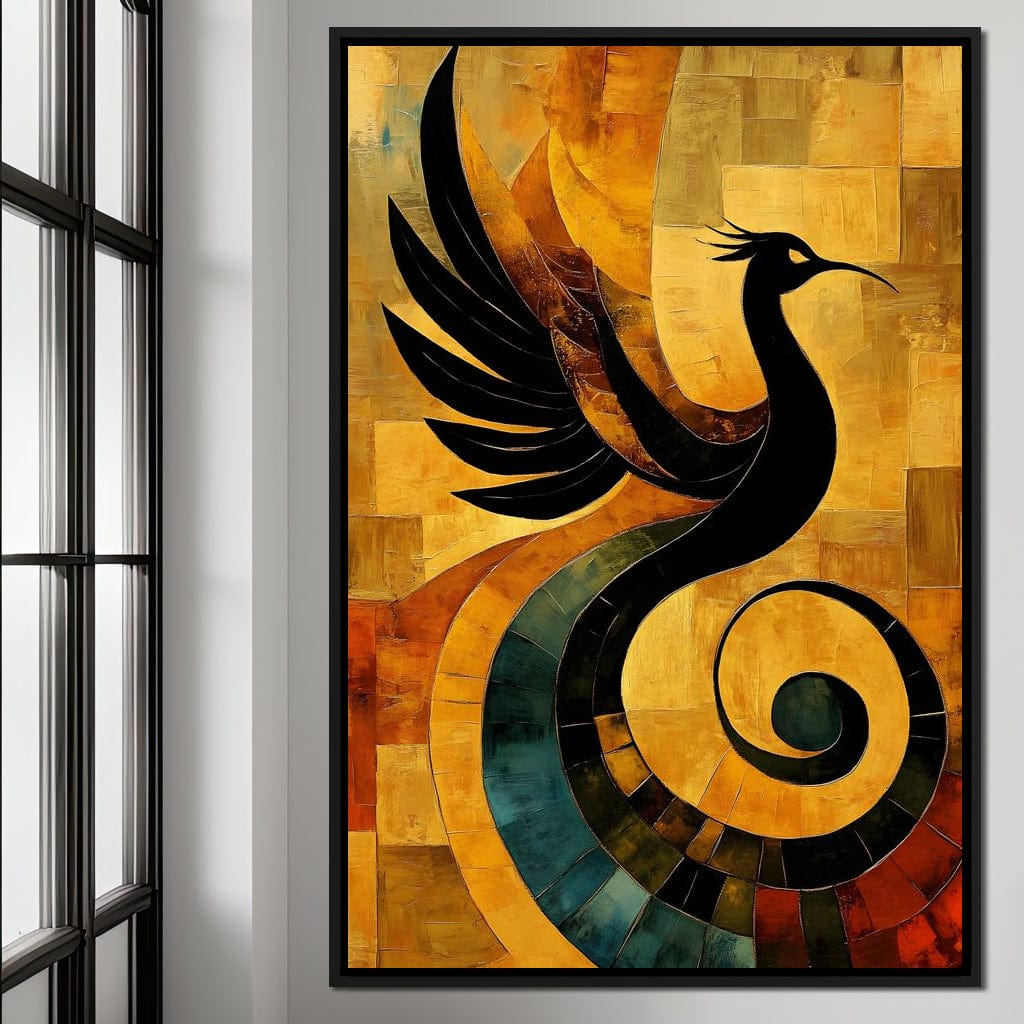 Phoenix Radiance Harmony Canvas Wall Art