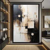 Fading Coordinates Canvas Wall Art