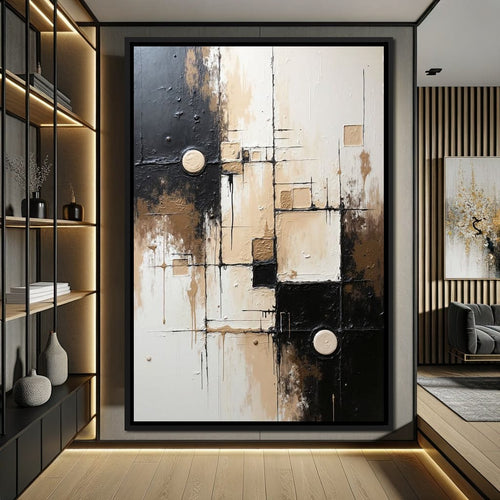 Fading Coordinates Canvas Wall Art