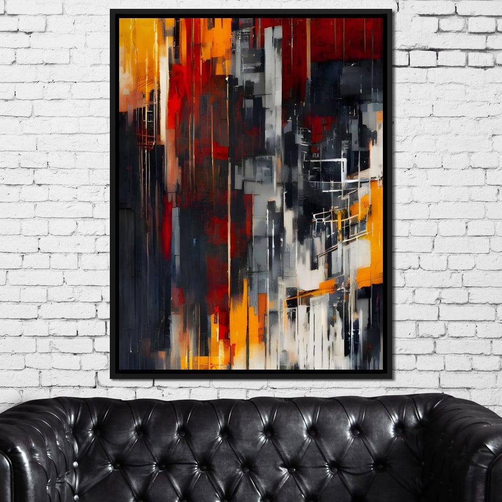 Urban Labyrinth Canvas Wall Art