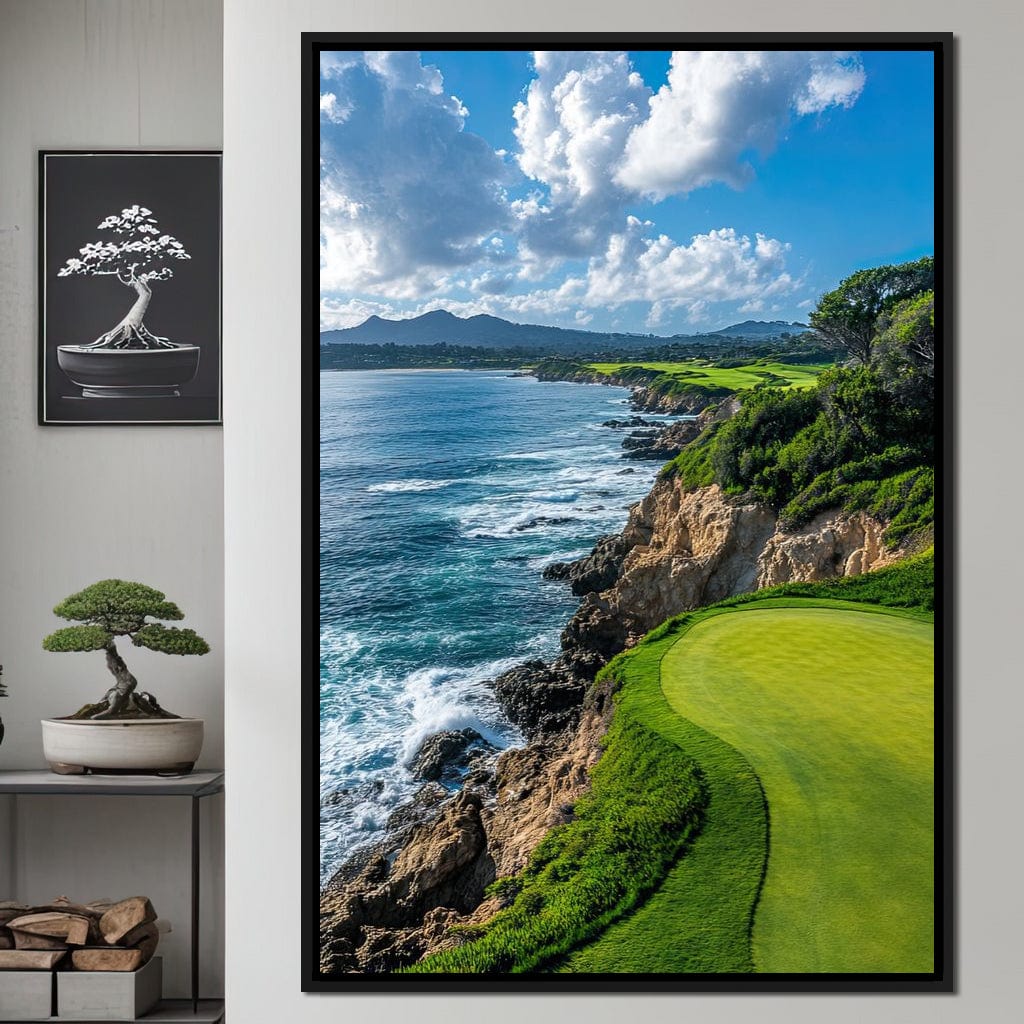 Coastal Greens Harmony Canvas Wall Art