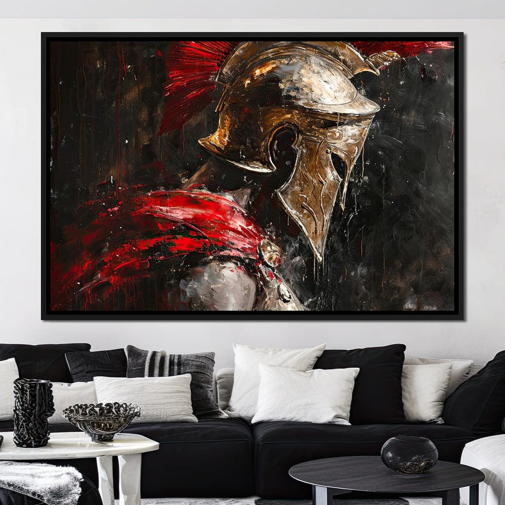 Thoughtful Spartan Reflections Canvas Wall Art