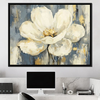 Petals of Tranquil Blossom Canvas Wall Art