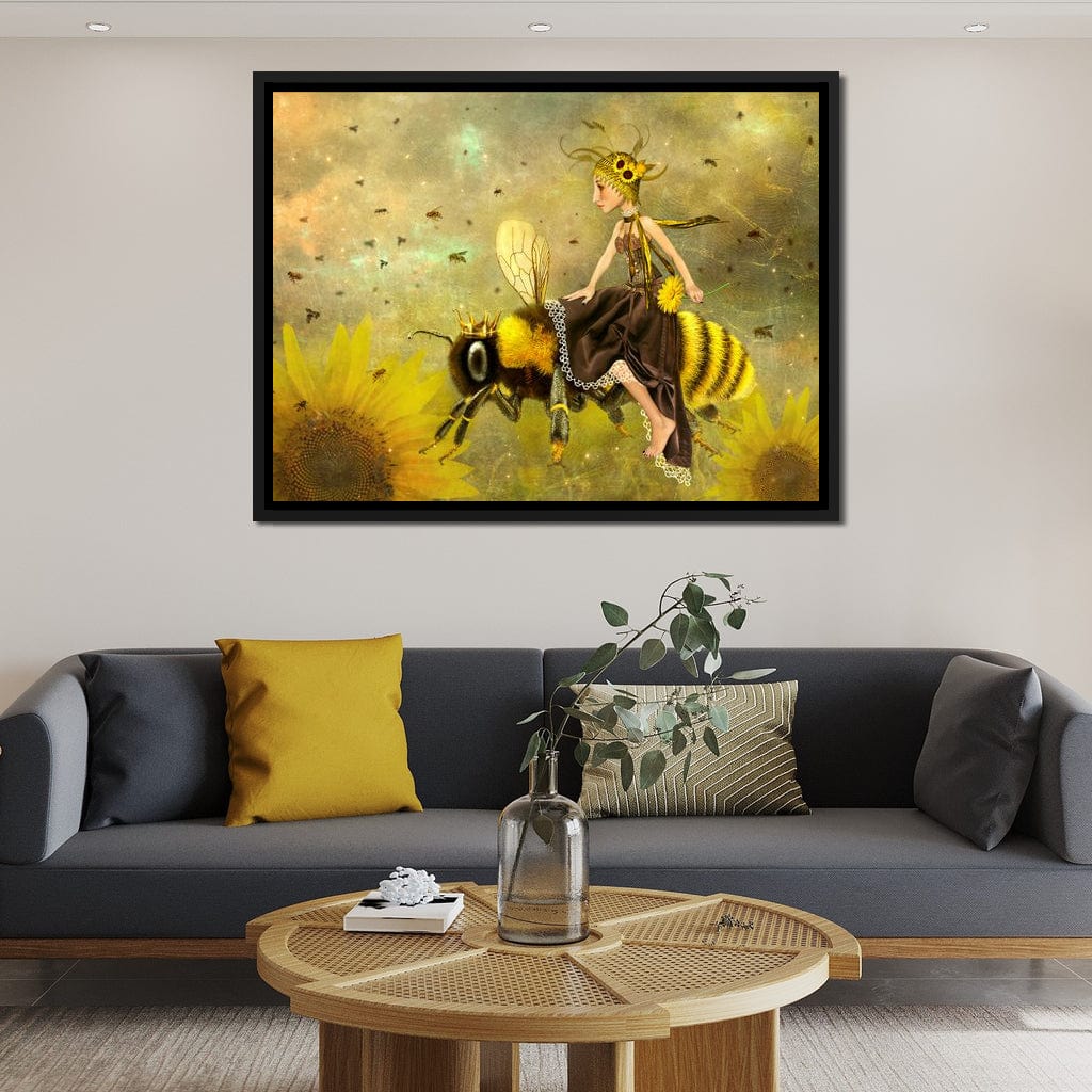 Queen Bee Canvas Wall Art