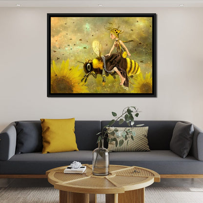 Queen Bee Canvas Wall Art
