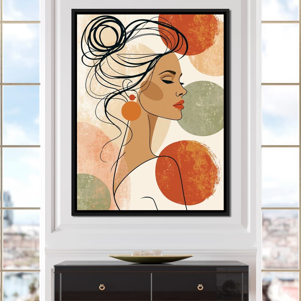 Reflections of a Soft Summer Evening Canvas Wall Art