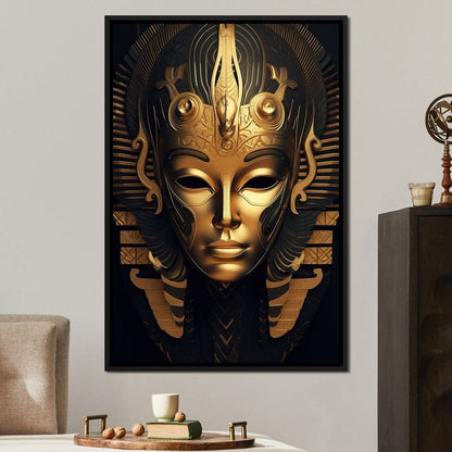 Radiant Ruler of Ancient Egypt Canvas Wall Art