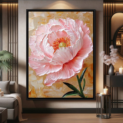 Petal Symphony of Radiance Canvas Wall Art