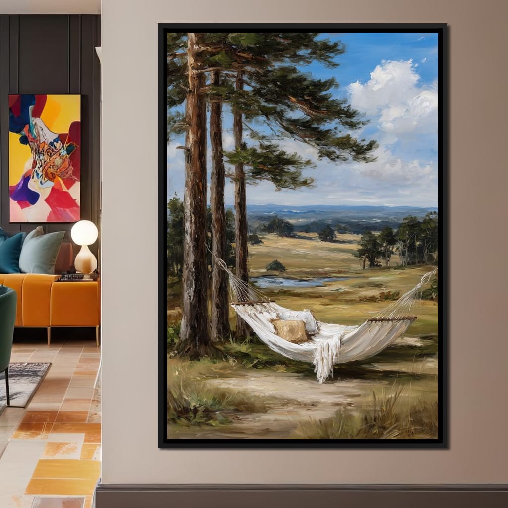 Pine Hammock Country Escape Canvas Wall Art