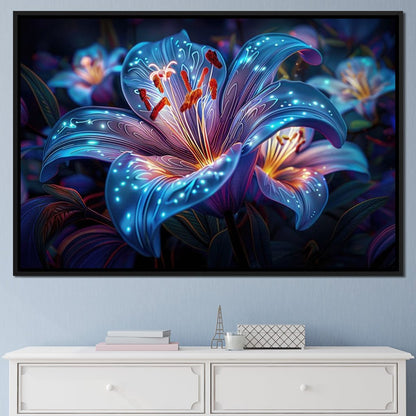 The Radiant Lilyx Canvas Wall Art