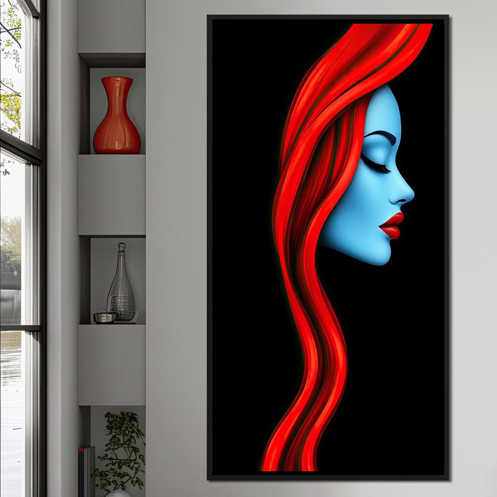 Blueblood Siren Canvas Wall Art