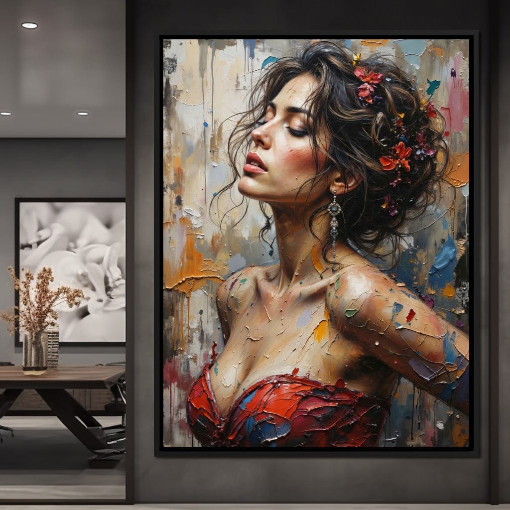Whispering Beauty Canvas Wall Art