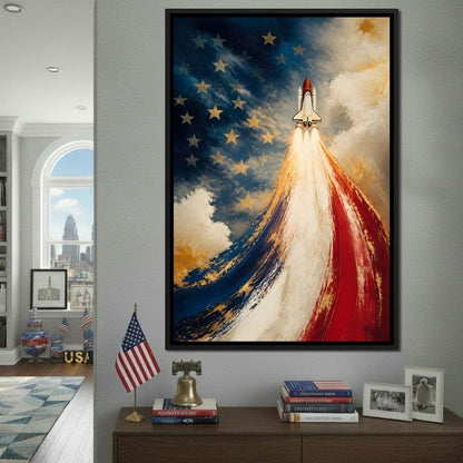 Ascending The National Spirit Canvas Wall Art