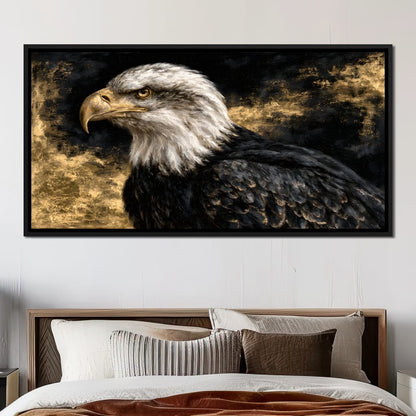 Sovereign Spirit Of The Golden Skies Canvas Wall Art