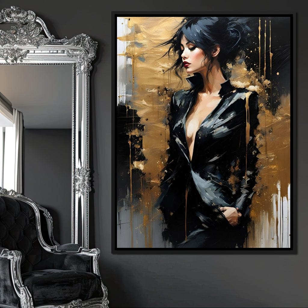 Female Portrait 0052 Canvas Wall Art