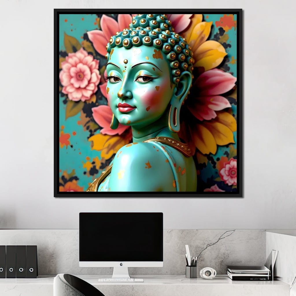 Radiant Petals Tranquility Canvas Wall Art