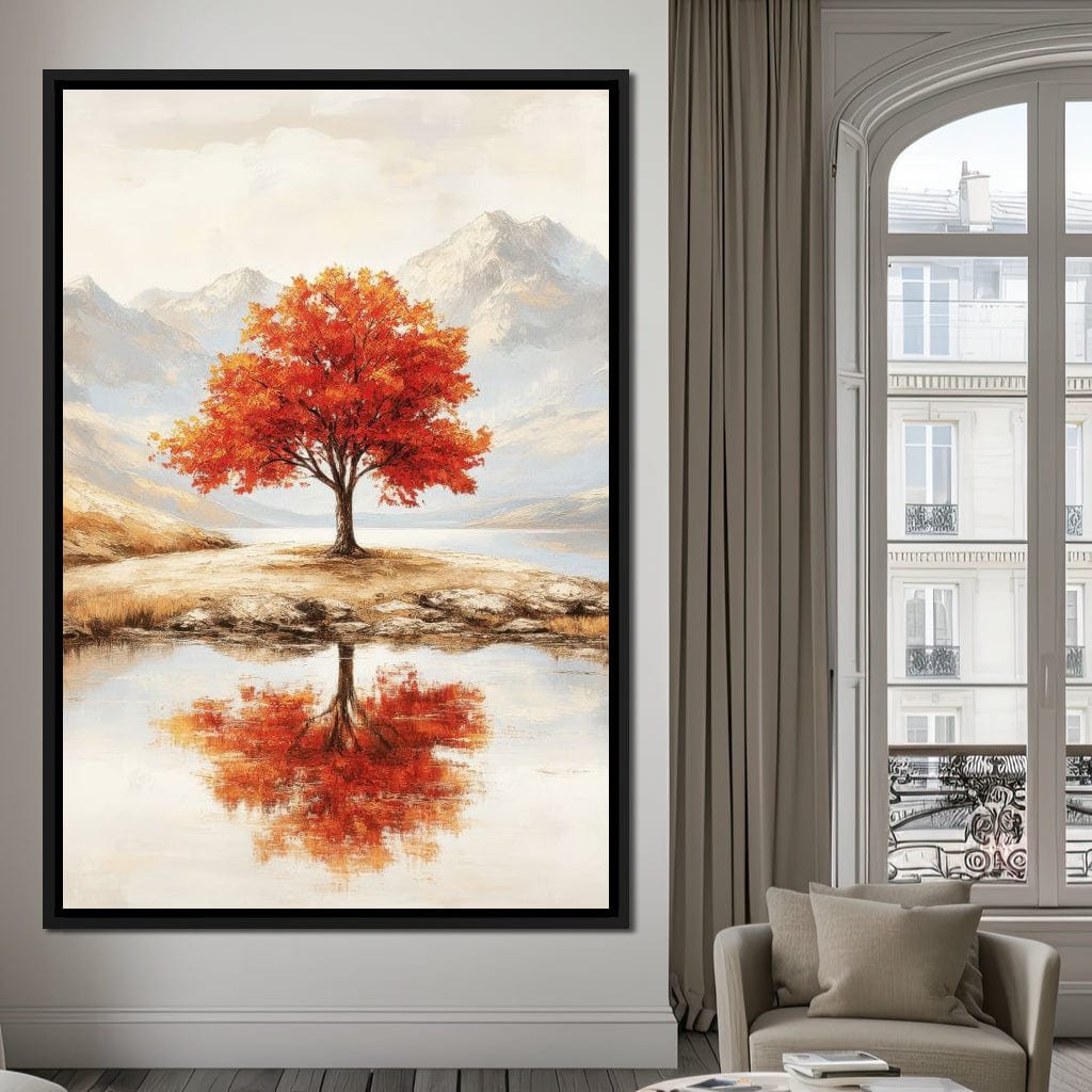 Reflections of Autumn Canvas Wall Art