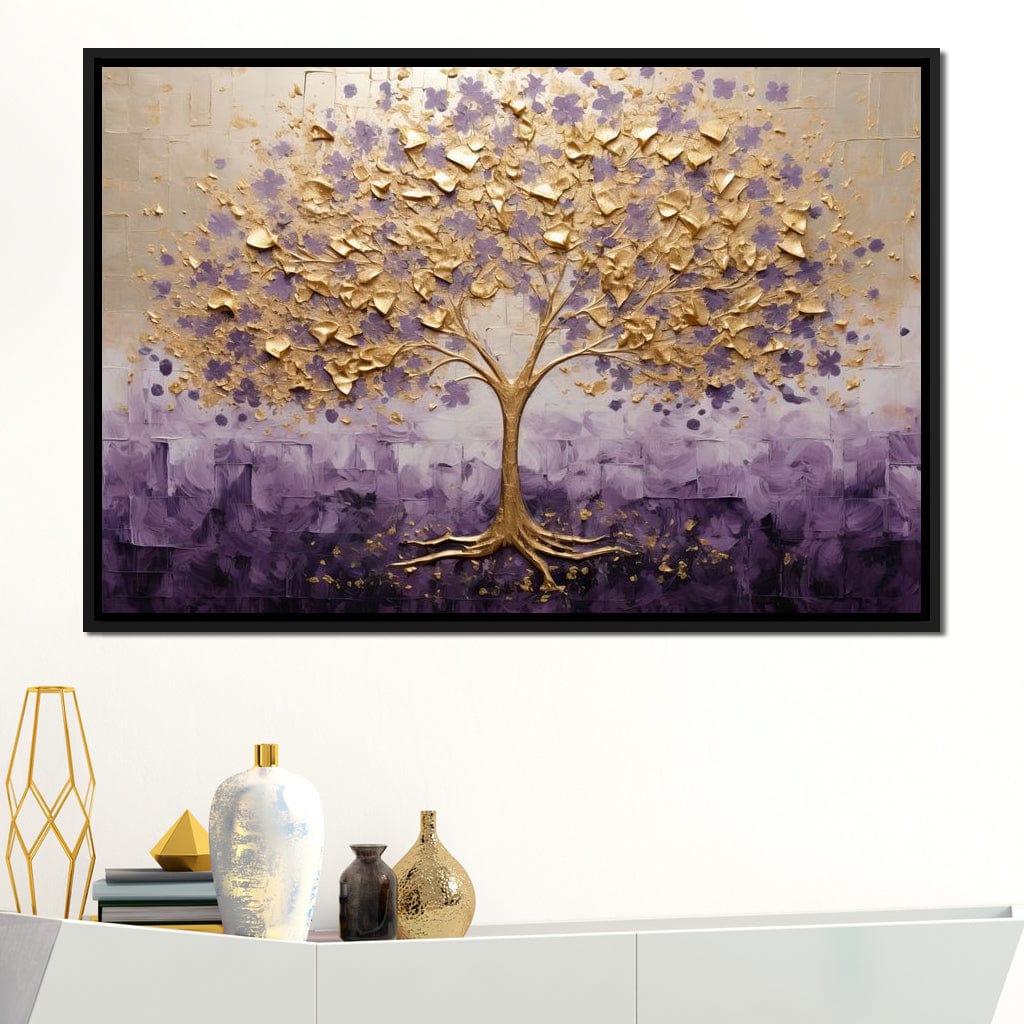 Golden Lisse Celebration Canvas Wall Art