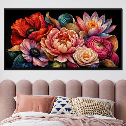 The Bouquet That Learned To Sing Canvas Wall Art