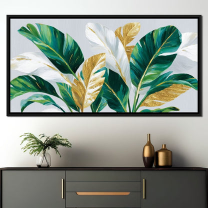Gold Leaf Botanical Palmdream Canvas Wall Art