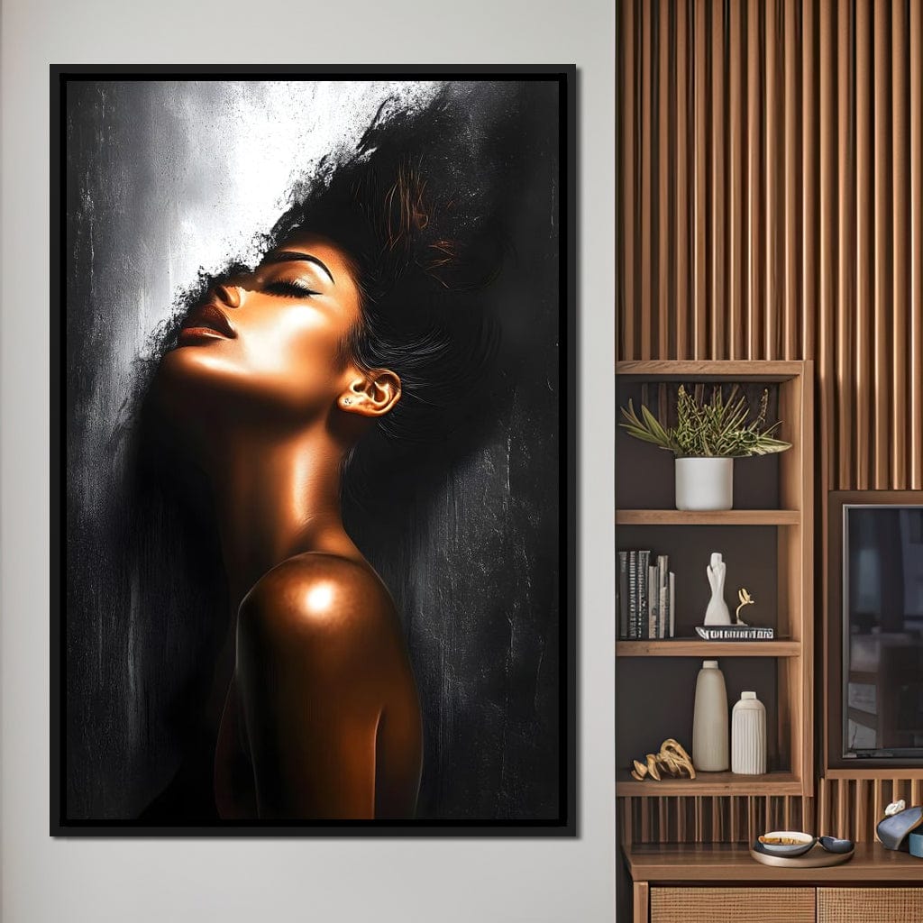 Radiant Reflection of Night Canvas Wall Art