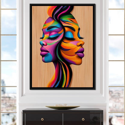 Soul Sisters in Color Canvas Wall Art