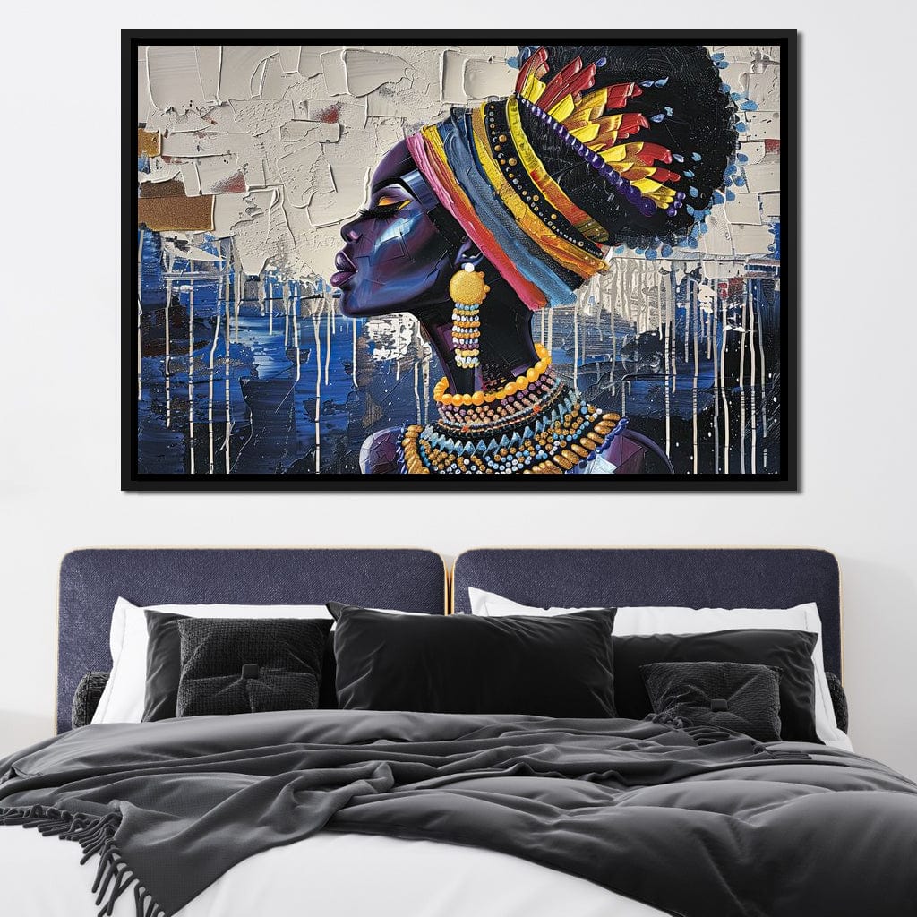 Sapphire Dreams of Africa Canvas Wall Art