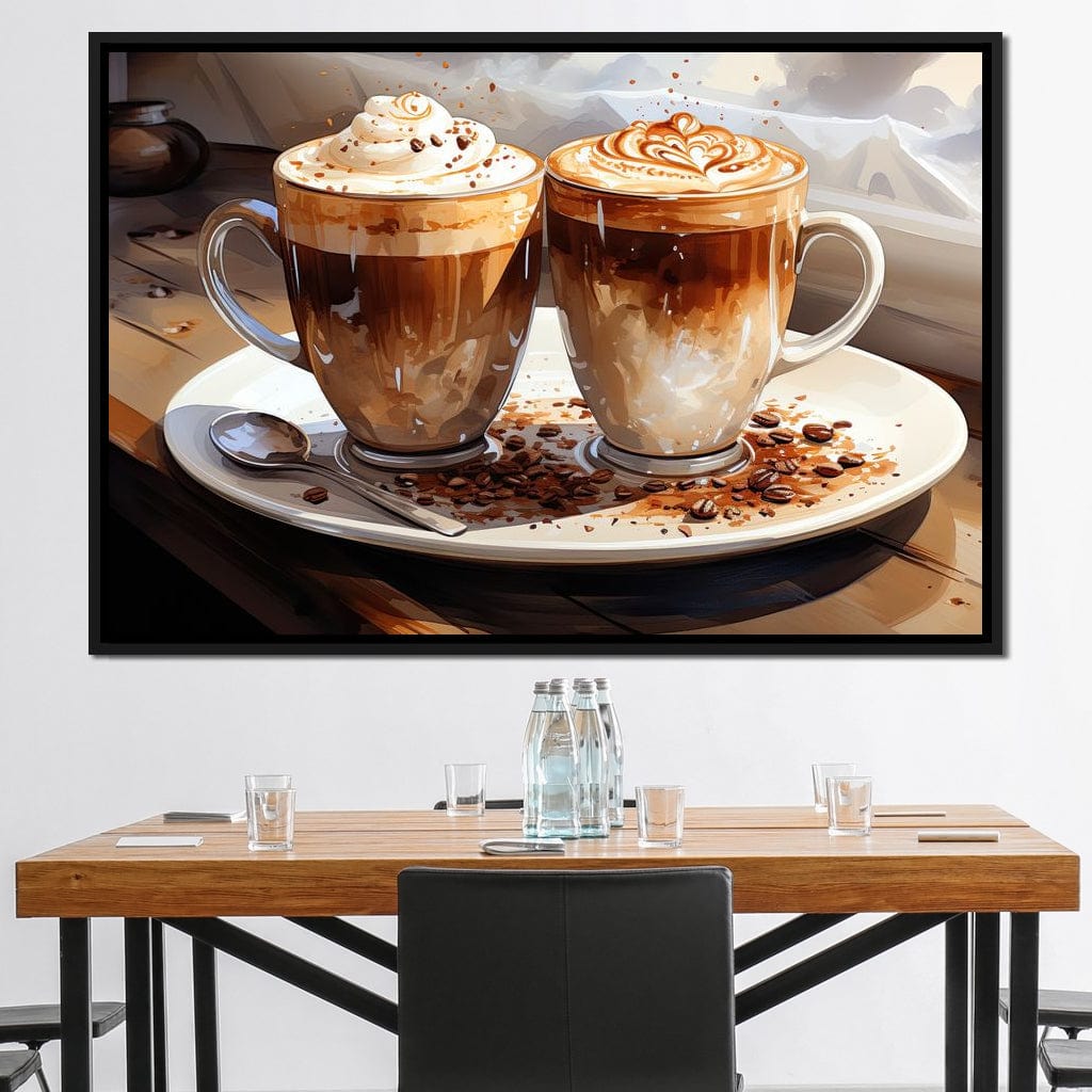 Mocha Moments Canvas Wall Art