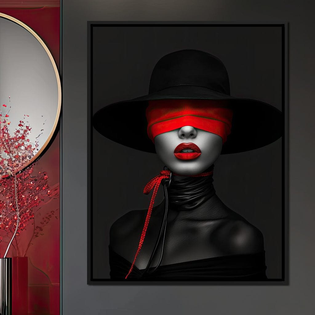 Scarlet Obscura Canvas Wall Art