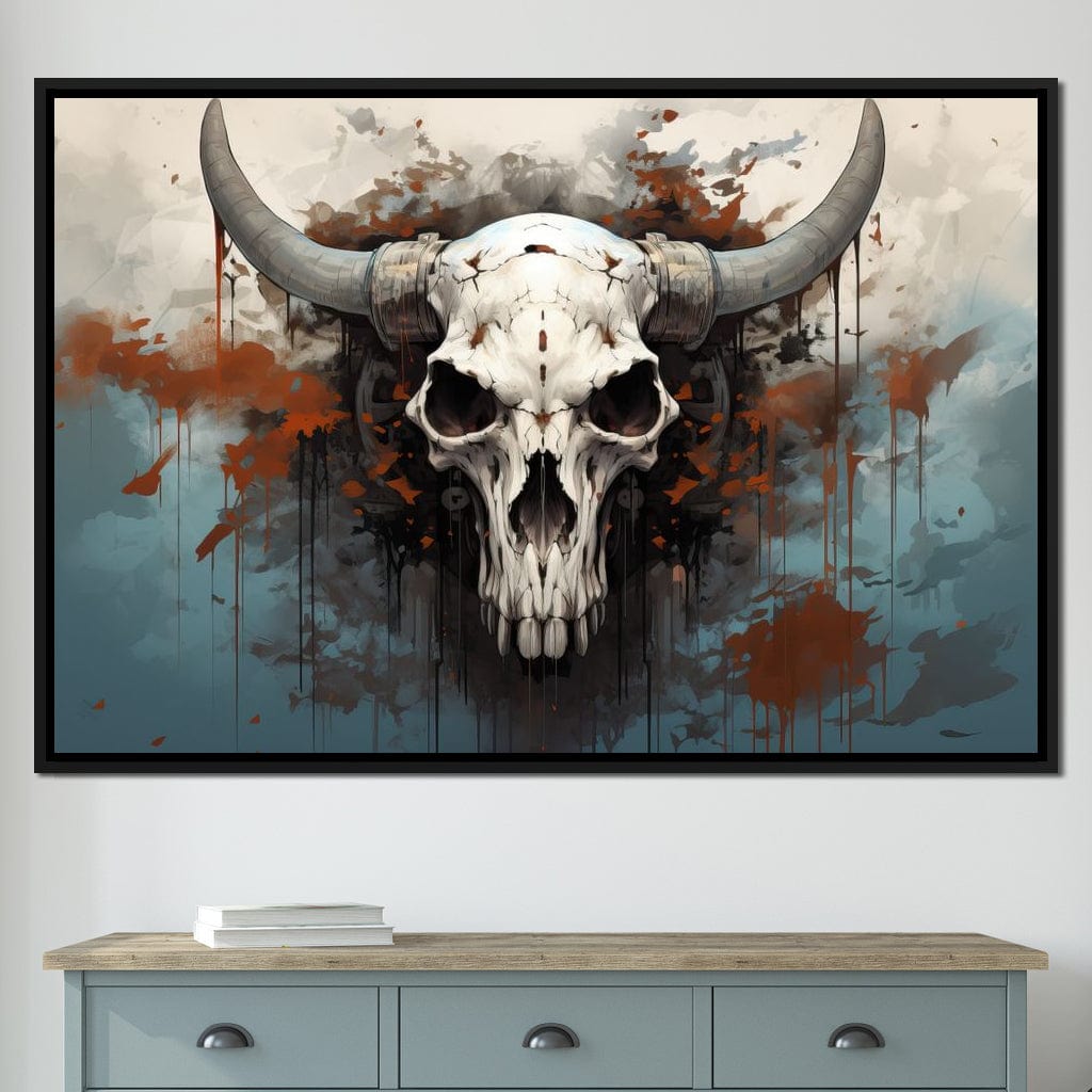 Eternal Symmetry of the Buffalo Canvas Wall Art