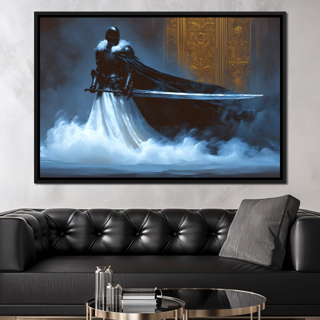 Majestic Shadowed Sentinel Canvas Wall Art