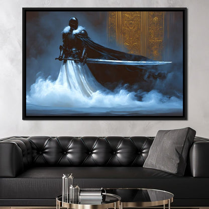 Majestic Shadowed Sentinel Canvas Wall Art