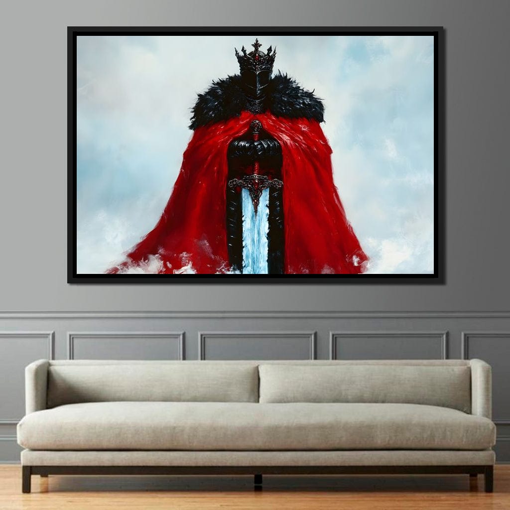 Majestic Knightly Valor Canvas Wall Art