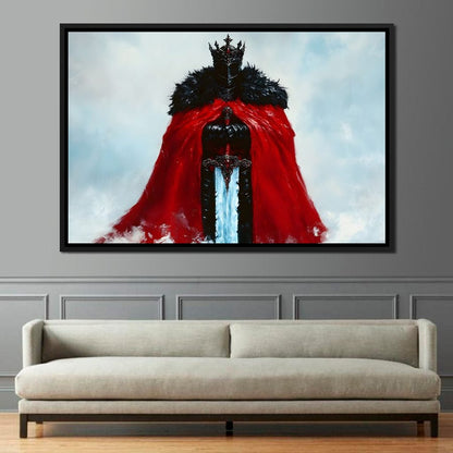 Majestic Knightly Valor Canvas Wall Art