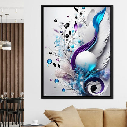 Purity and light Canvas Wall Art