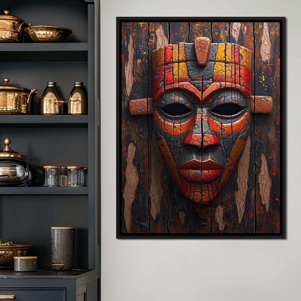 Ancient Tribal Resilience Canvas Wall Art