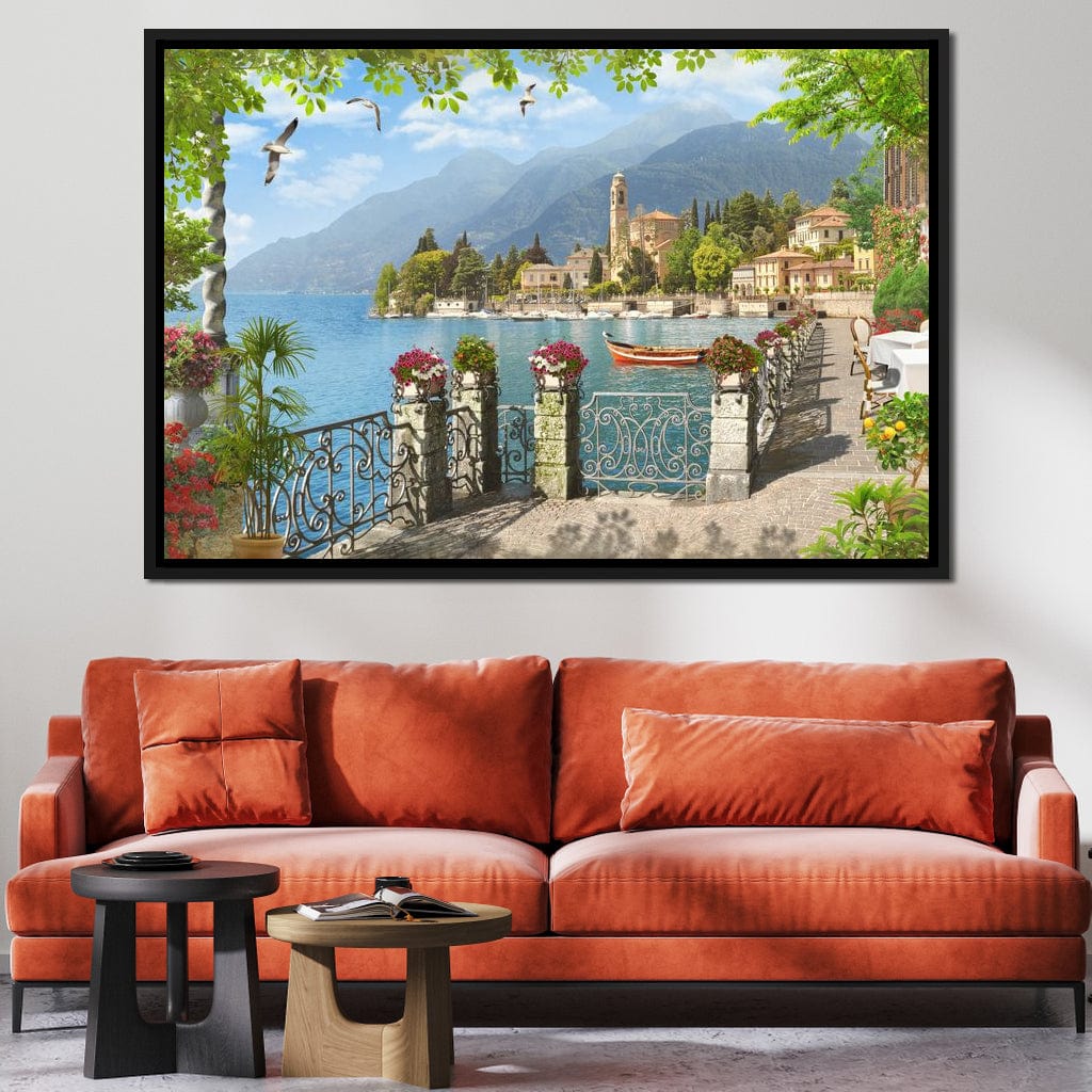 Italian Promenade Canvas Wall Art