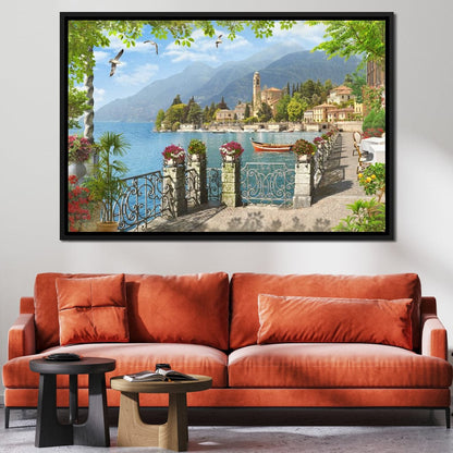 Italian Promenade Canvas Wall Art