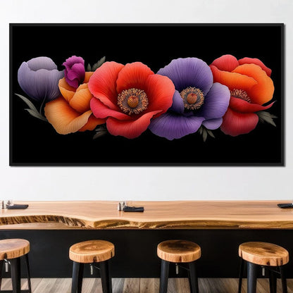 Blooming Florals Canvas Wall Art