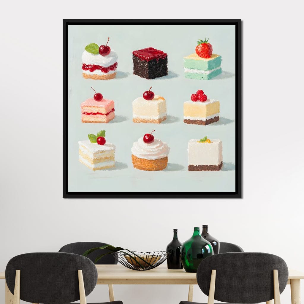 Sweet Slice Delight Tableau Canvas Wall Art