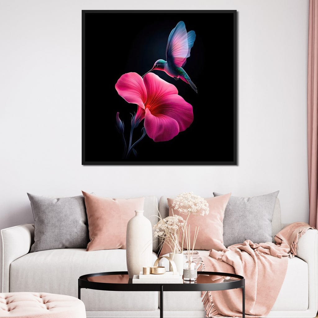 Whispers of the Hummingbird Canvas Wall Art