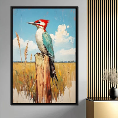Vivid Meadow Sentinel Canvas Wall Art