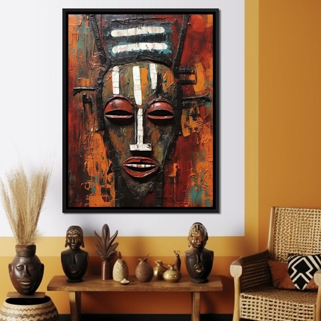 Tribal Mask 02 Canvas Wall Art