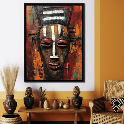 Tribal Mask 02 Canvas Wall Art