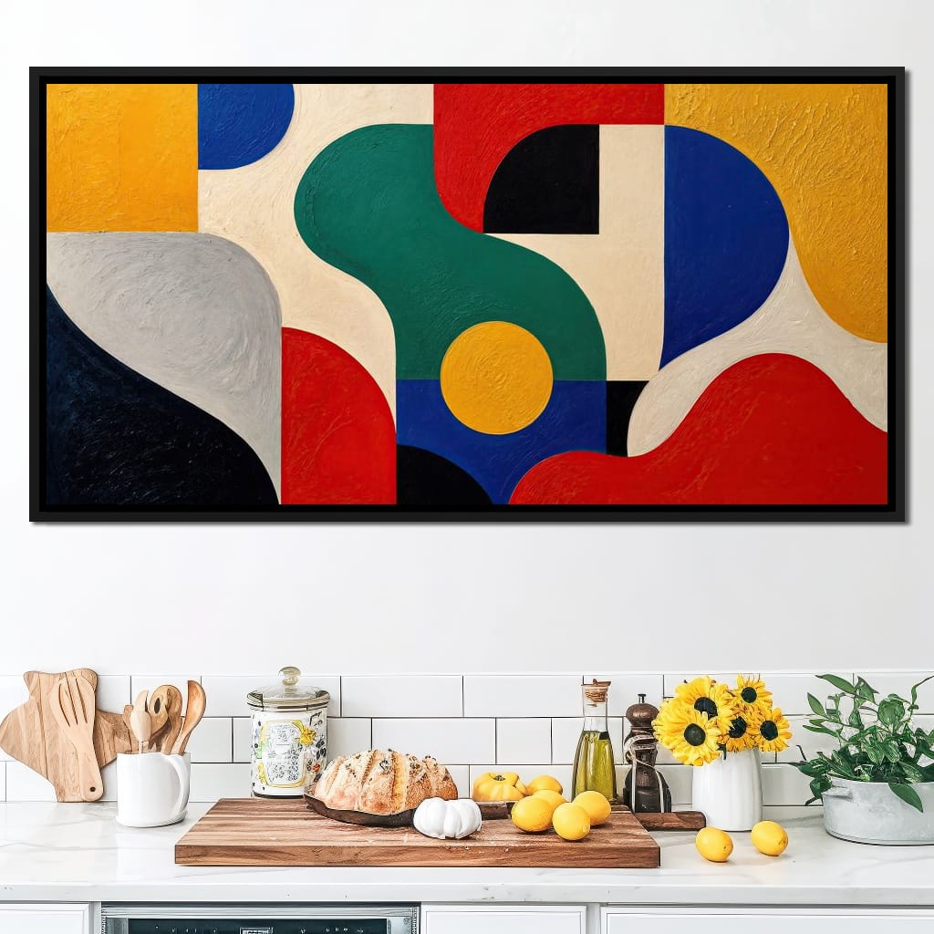 Primary Feelings Canvas Wall Art