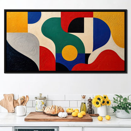Primary Feelings Canvas Wall Art