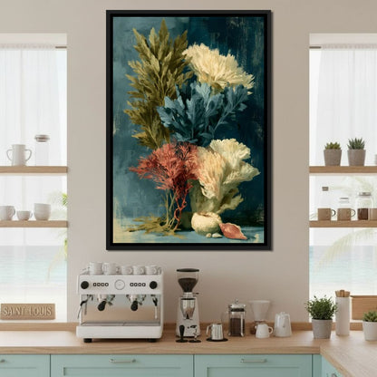 Tides of Forgotten Flora Canvas Wall Art