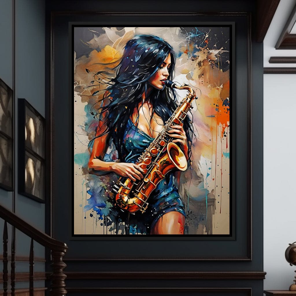 Female Portrait 078 Canvas Wall Art